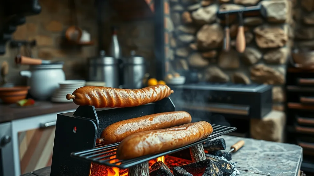 Le figatellu au feu de bois, version table à partager